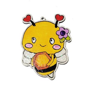[팬시우드] 꿀벌 가방고리 만들기